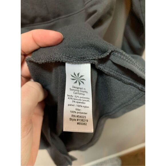 ATHLETA Quilted Half Zip Pullover Jacket Vortex Gray 138219 XXS - Picture 5 of 5